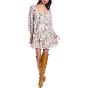 En Saison Tiered Ruffled Maris Mini Dress, Fully lined.  Sz M